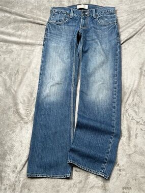 Vintage Levi's 514 Slim Straight Jeans Mens 32x32 Blue Flap Pocket Skater Grunge